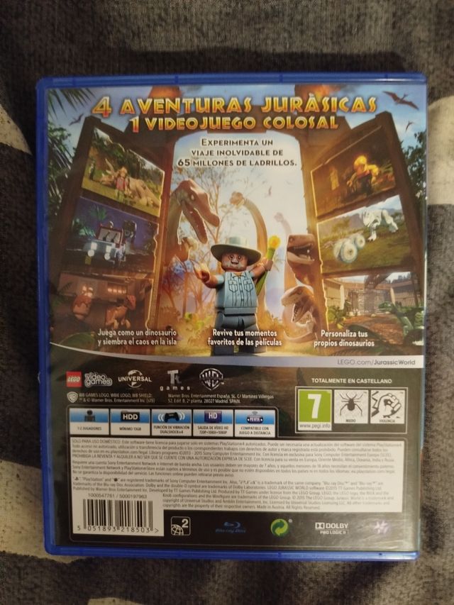Lego Jurassic World PlayStation 4