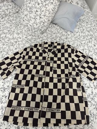 Camisa Cuadros Blanco&Negro