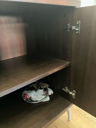 Aparador madera wengué - 2 puertas