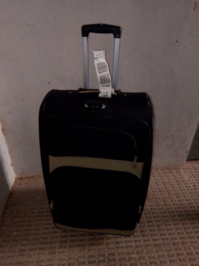 Maleta tamaño Grande Beige y Negra