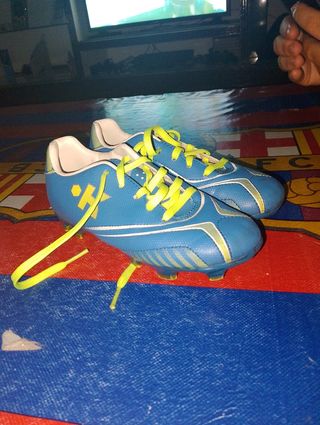 Zapatos fútbol niño - azules