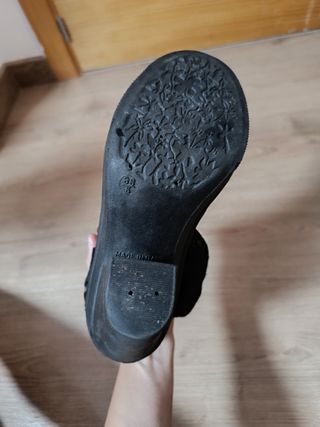 Botines negros tacón alto