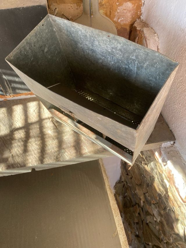 tolva comida hurones metal