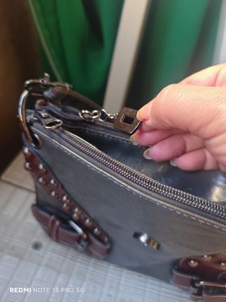 Bolso bandolera marrón-negro REGALO CON UNA COMPRA