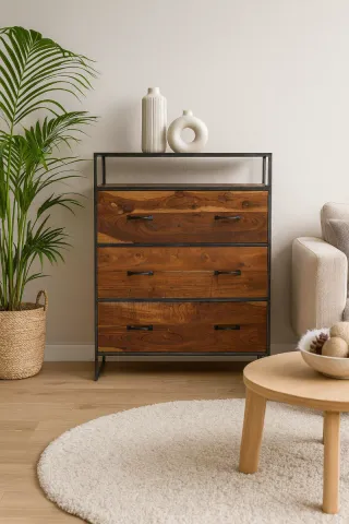 Cómoda madera tropical