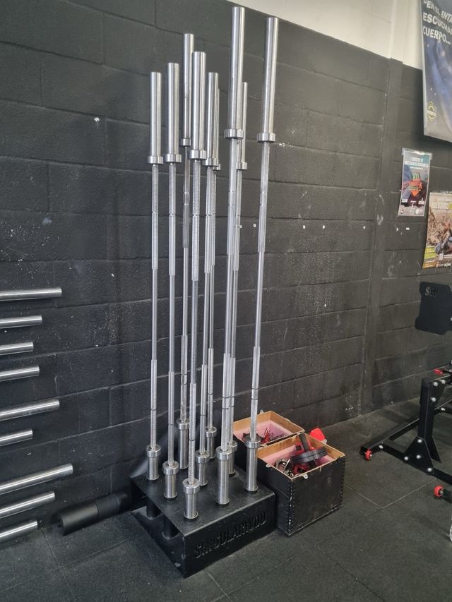 9 Barras Olímpicas + Soporte