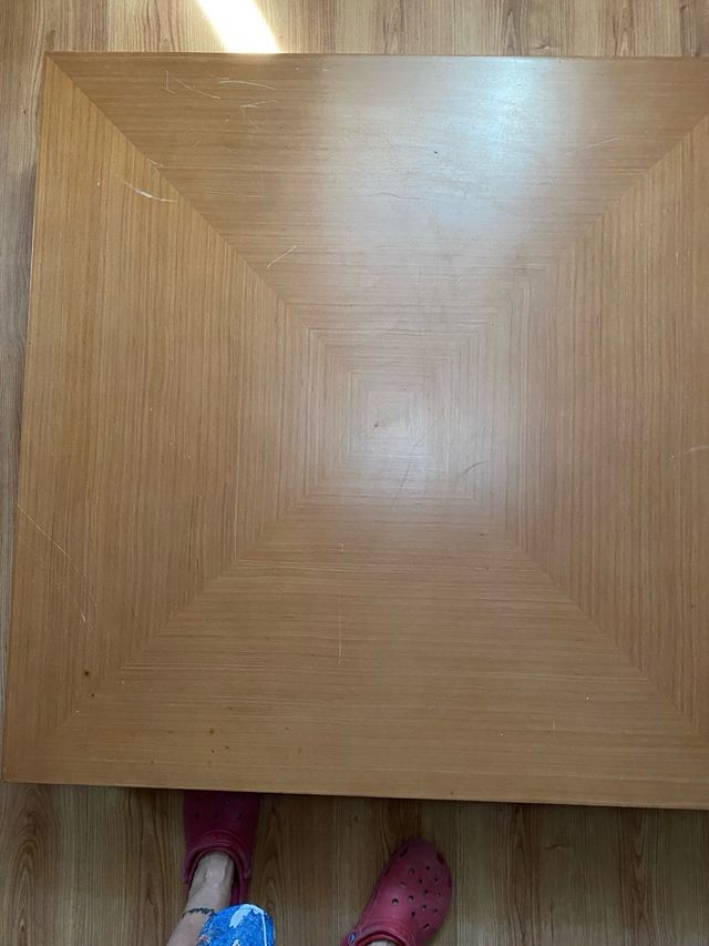 Mesa centro diseño madera metal