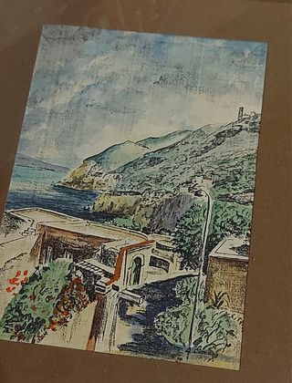 Quadro dipinto a mano paesaggio Sorrento Coast 25€