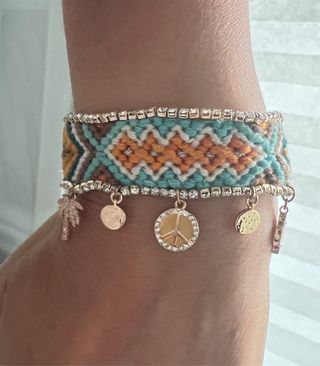 Pulsera Hipanema multicolor tejida