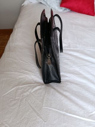 Bolso "spiga"  mujer negro