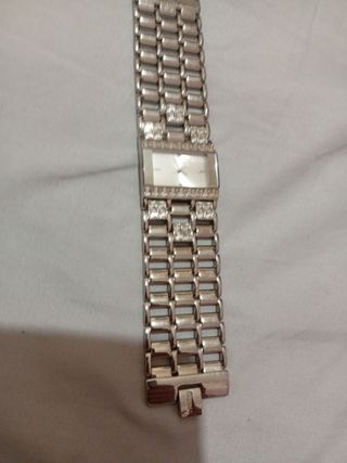 Reloj pulsera plata mujer