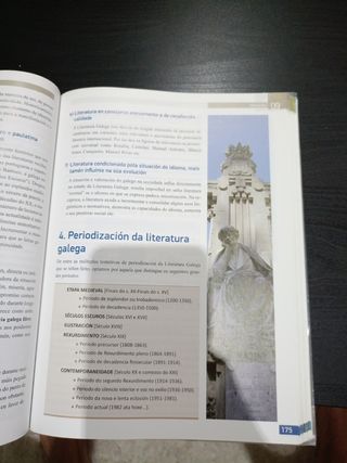 Lingua E Literatura, Primeiro Curso De Bacharelato