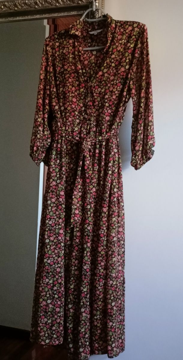 Vestido largo floral