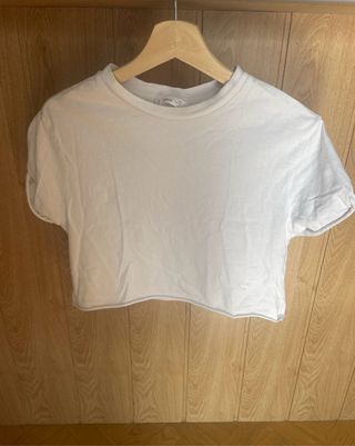 Crop top blanco - Mango