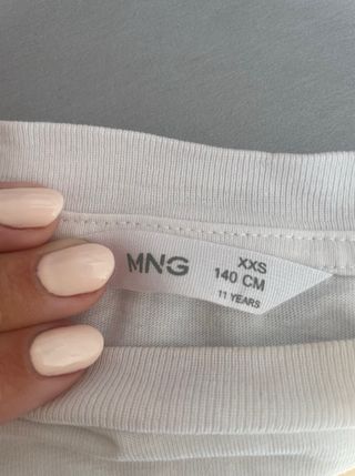 Crop top blanco - Mango