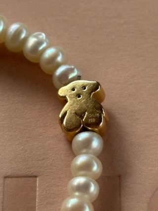 Pulsera y pendientes Tous - perla