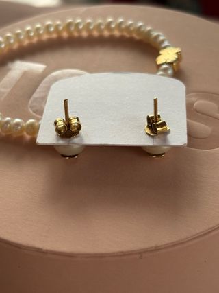 Pulsera y pendientes Tous - perla