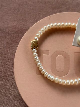 Pulsera y pendientes Tous - perla