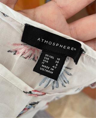Camisa blanca estampada - pájaros