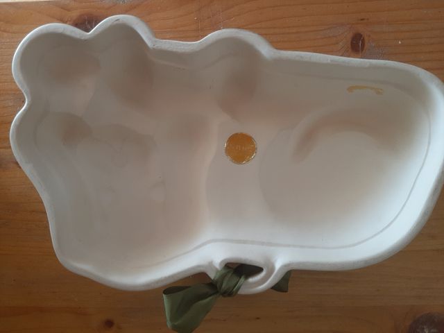 Cagnolino Thün Ceramica Bianco Oro