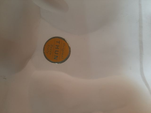 Cagnolino Thün Ceramica Bianco Oro