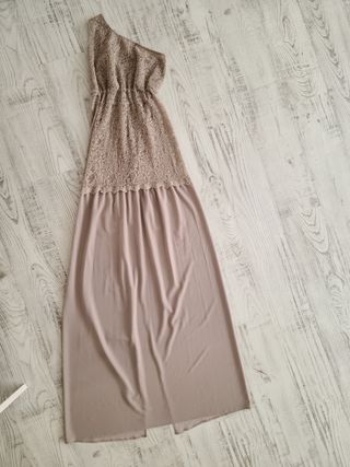 Vestido premamá beige 📸