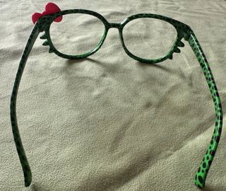 Gafas Hello Kitty - Verde con lazo