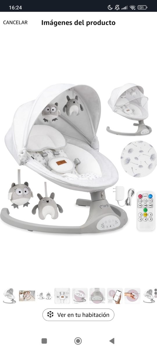 Hamaca Bebé - Mecedora con música