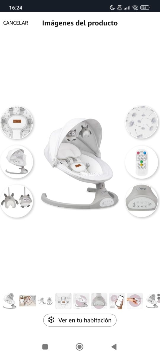 Hamaca Bebé - Mecedora con música