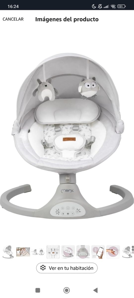 Hamaca Bebé - Mecedora con música