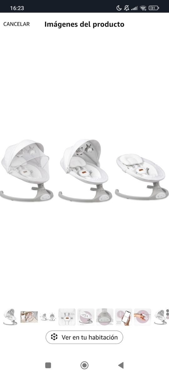 Hamaca Bebé - Mecedora con música