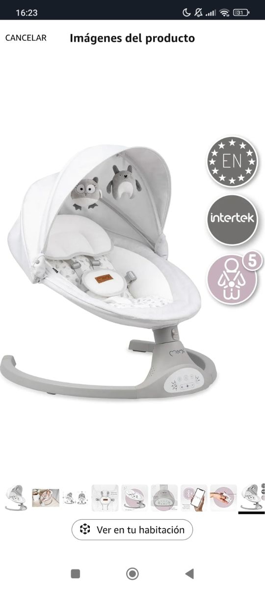 Hamaca Bebé - Mecedora con música