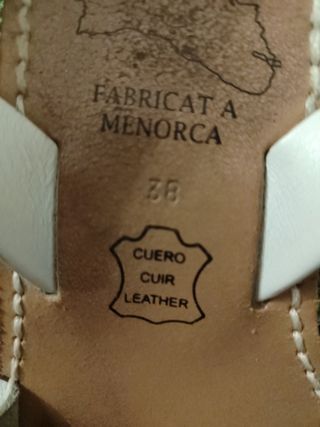 MENORQUINAS PIEL AUTENTICAS