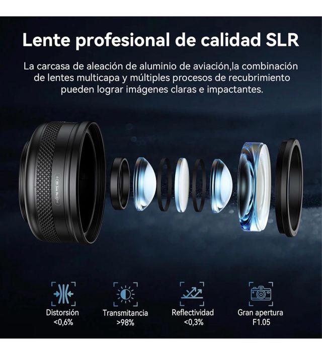 lente Macro ultra HD para móviles