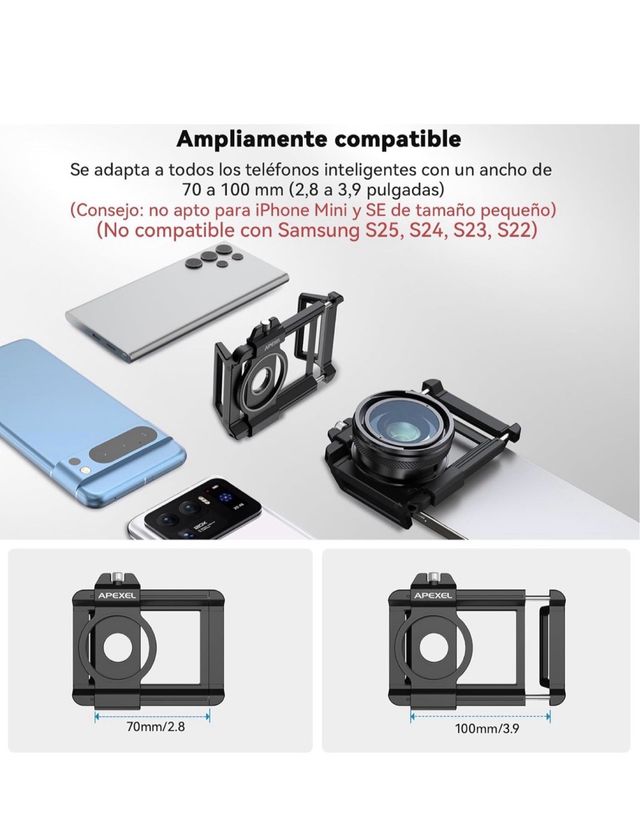 lente Macro ultra HD para móviles