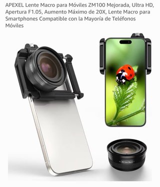 lente Macro ultra HD para móviles.