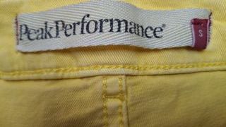 Mini Falda Vaquera Amarilla Peak Performance