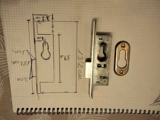 Cerradura Tesa carpintería de aluminio 