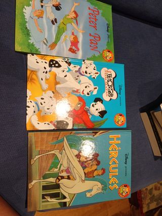 Set de 3 libros: Peter Pan, 102 Dálmatas, Hércules