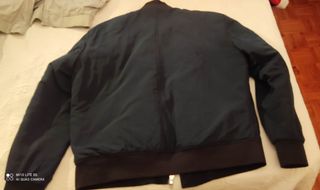 Cazadora bomber ZARA Man XXL azul oscuro 