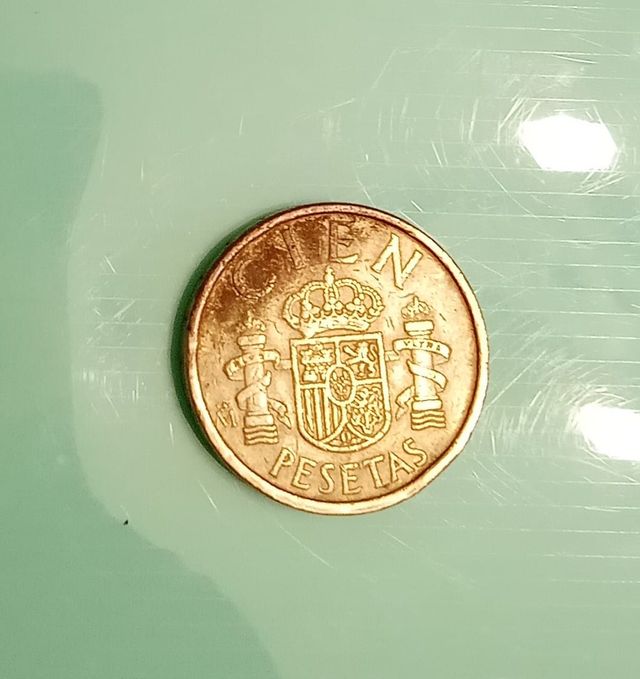 Moneda 100 pesetas Juan Carlos I 1988