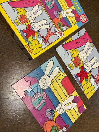 Lote 5 Puzzles infantil