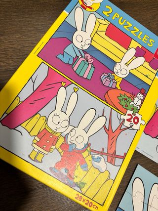 Lote 5 Puzzles infantil