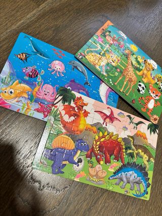 Lote 5 Puzzles infantil