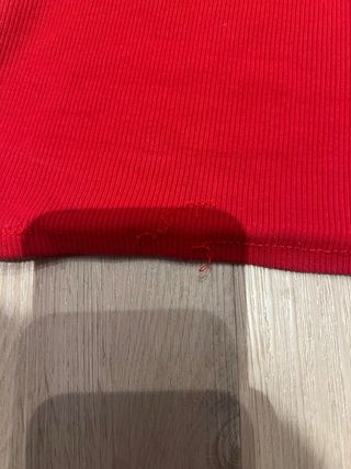 Top rojo Zara - Tirantes finos