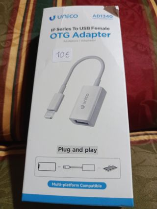 Adaptador OTG Unico - iPhone a USB