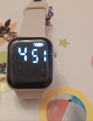 Orologio digitale bianco donna