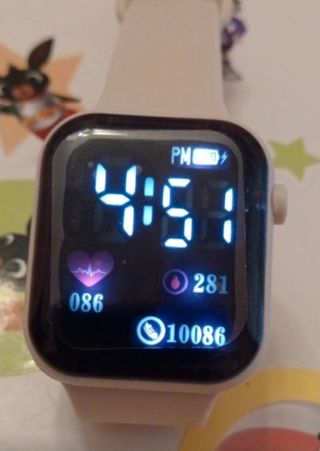 Orologio digitale bianco donna