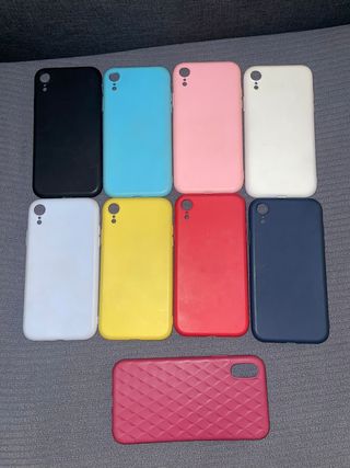 Fundas iPhone XR - 9 unidades