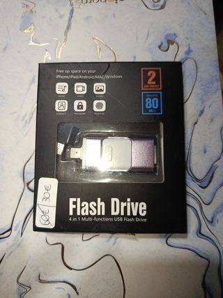 Pendrive USB 80MB - 4 en 1